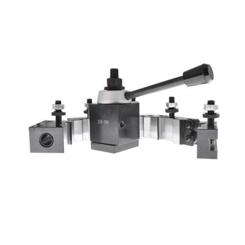 6Pack AXA 250-100 Size Piston Type Quick Change Tool Post Set For Lathe 6-12"