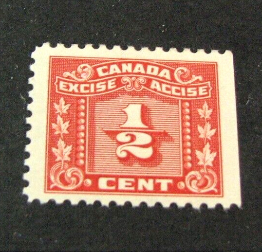 Canada Excise Tax Stamp FX60 MH H325