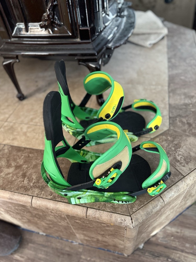 Burton Infidel Snowboard Bindings Green Size Large