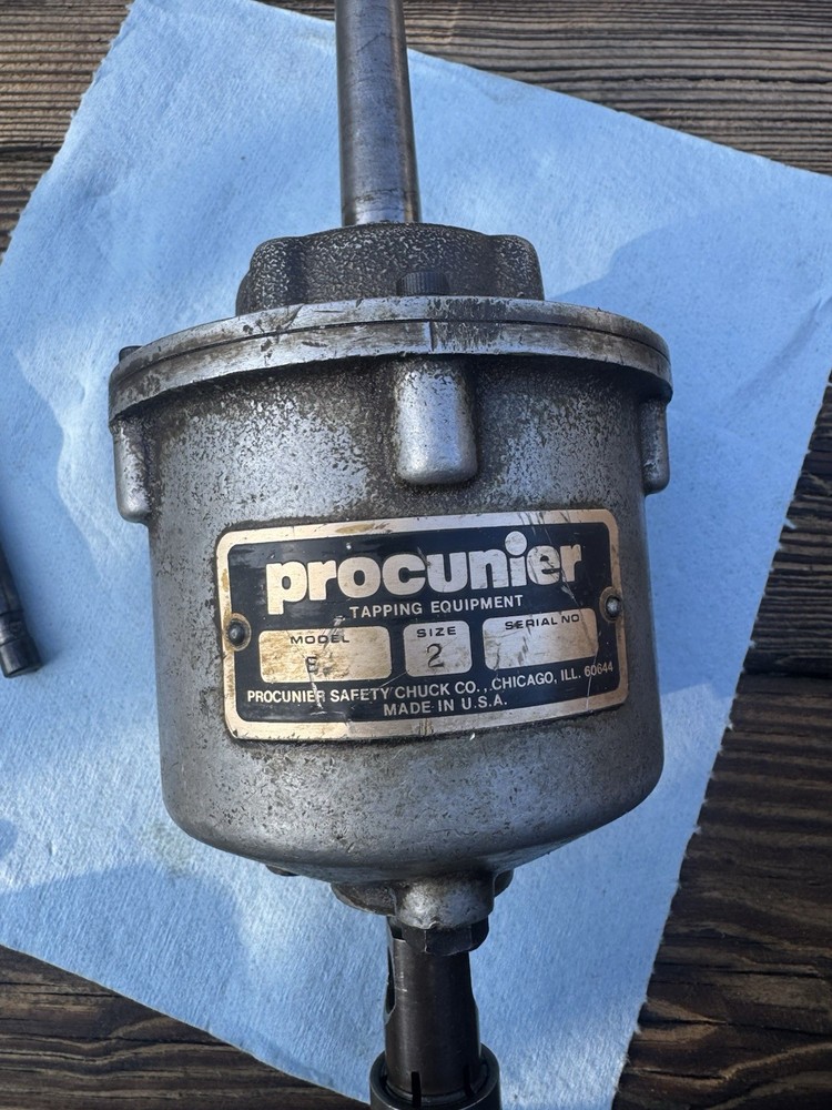 Procunier Model E Size 2 Tapping Head w/ Shank