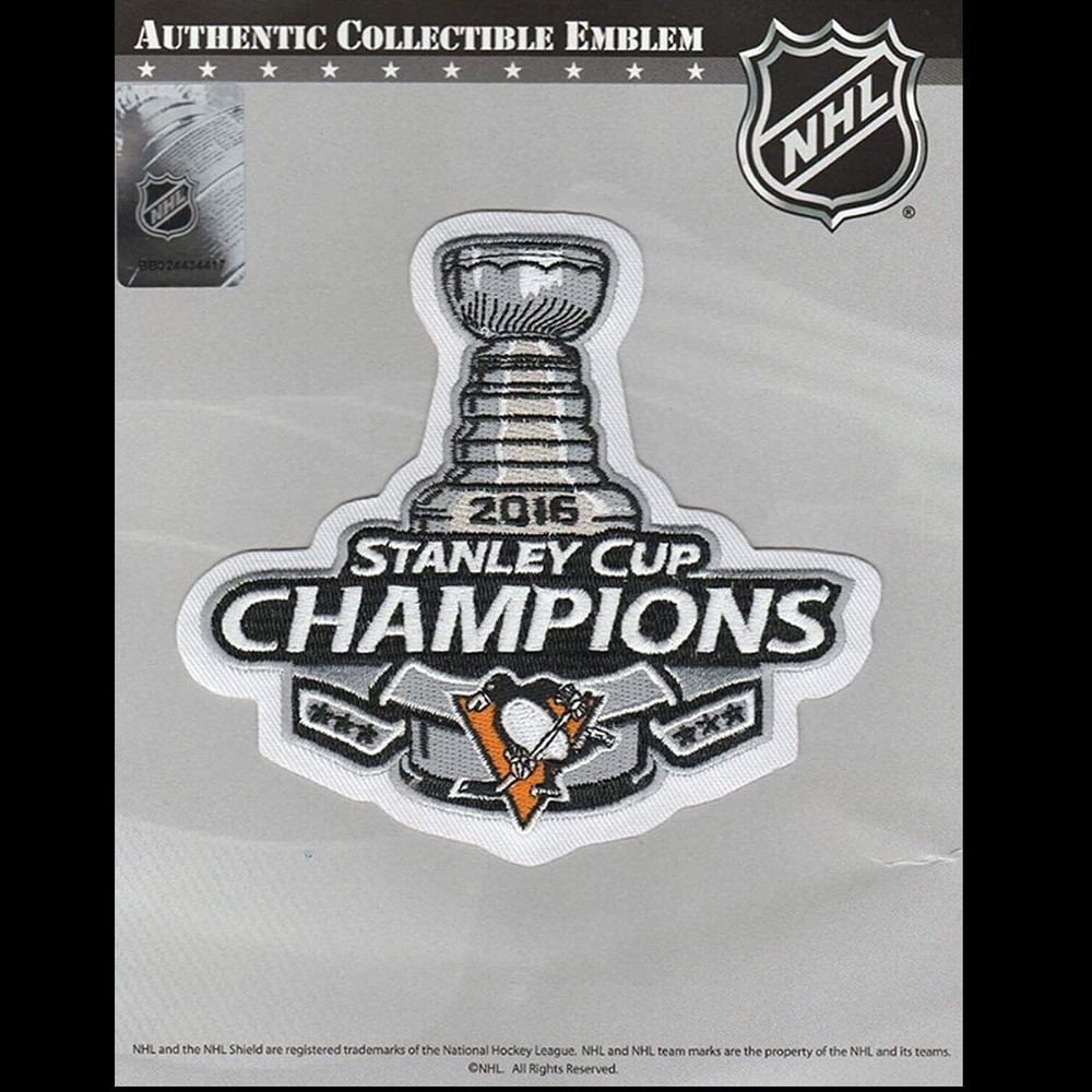 NHL 2016 Stanley Cup Champions Patch Pittsburgh Penguins