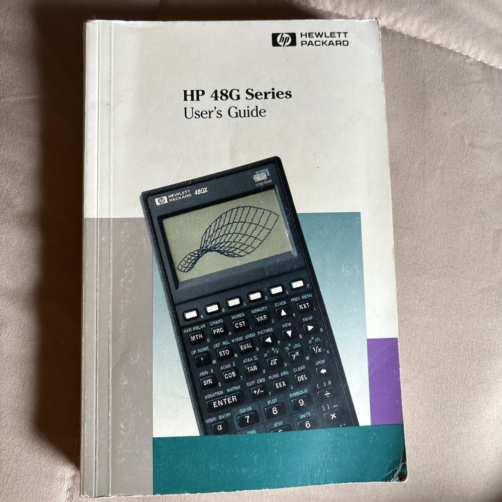 Hewlett-Packard HP 48G Series Calculator User's Guide & Quick Start Guide, 1994