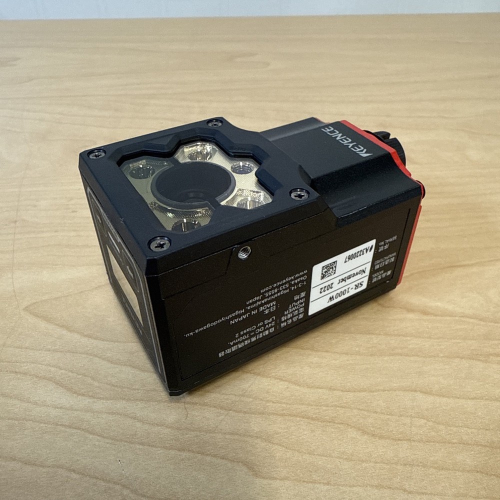 NEW! Keyence SR-1000W Fixed Autofocus Barcode Code Reader - Nov 2022