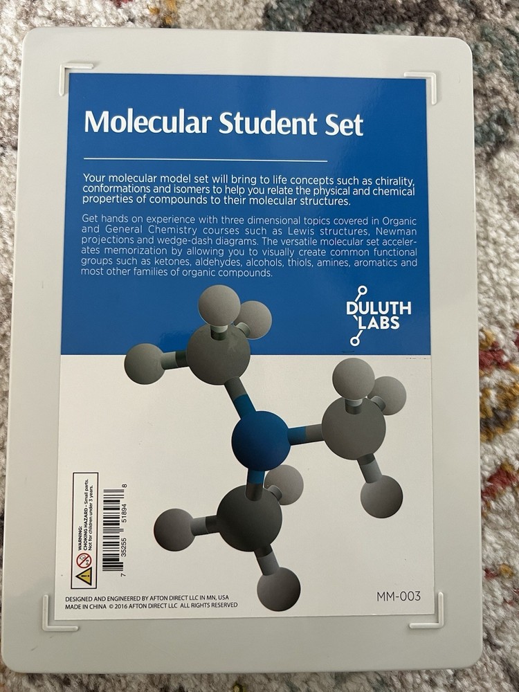 Duluth Labs Molecular Student Set MM-003