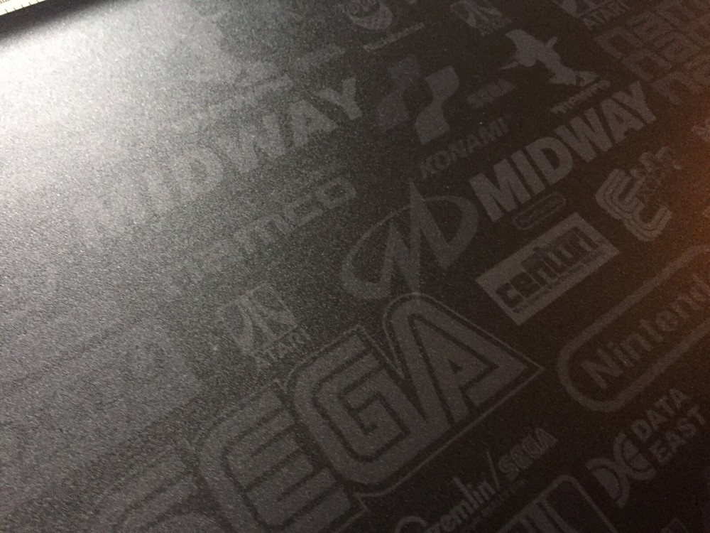 Generic Arcade Logo Laminated Control Panel Overlay (CPO) - 42" x 17"