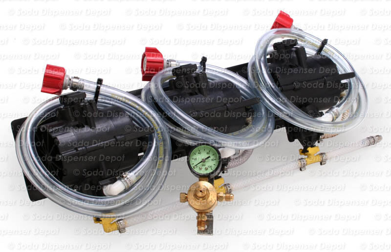 3 Shurflo Syrup Pump Panel