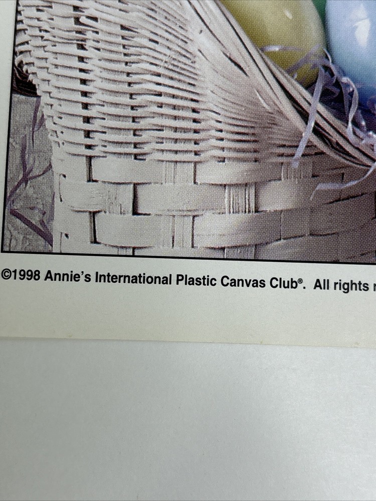 Easter Egg Hanging Annie's Attic Plastic Canvas Pattern Page