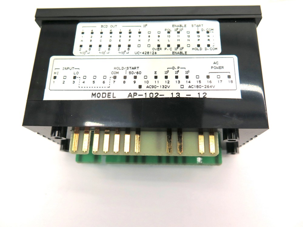 Brunelle Instruments Inc. Model AP-102-13-12 Digital Panel Meter