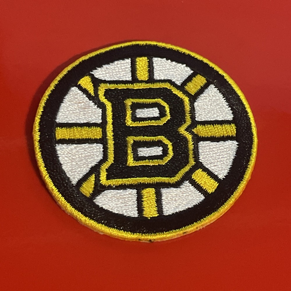 Boston Bruins “B” Logo Patch Embroidered 2” Iron On NHL