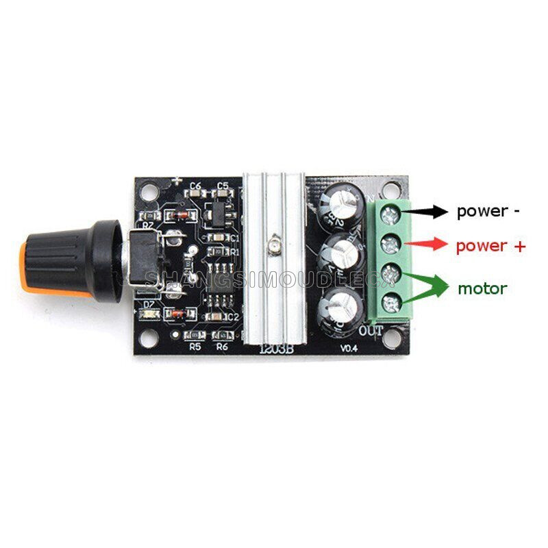 DC 6V-28V 3A PWM Motor Speed Variable Regulator Controller Switch Module