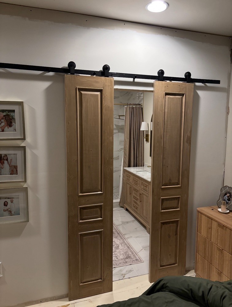 Custom Triple Panel French Doors (unfinished- 86”x18”3/4”)