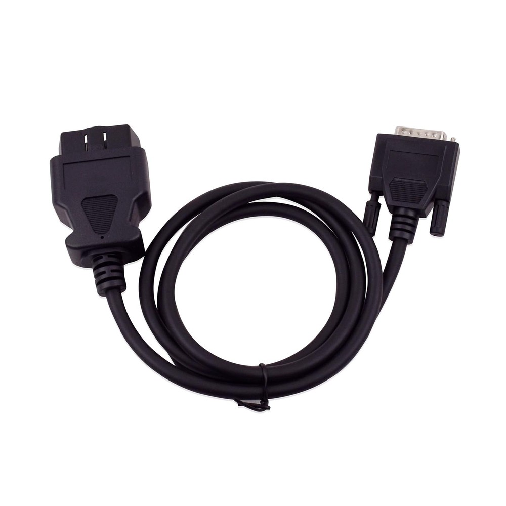 OBD2 OBDII Cable Fits for Cen Tech Code Reader Scanner Models Black 4 feet
