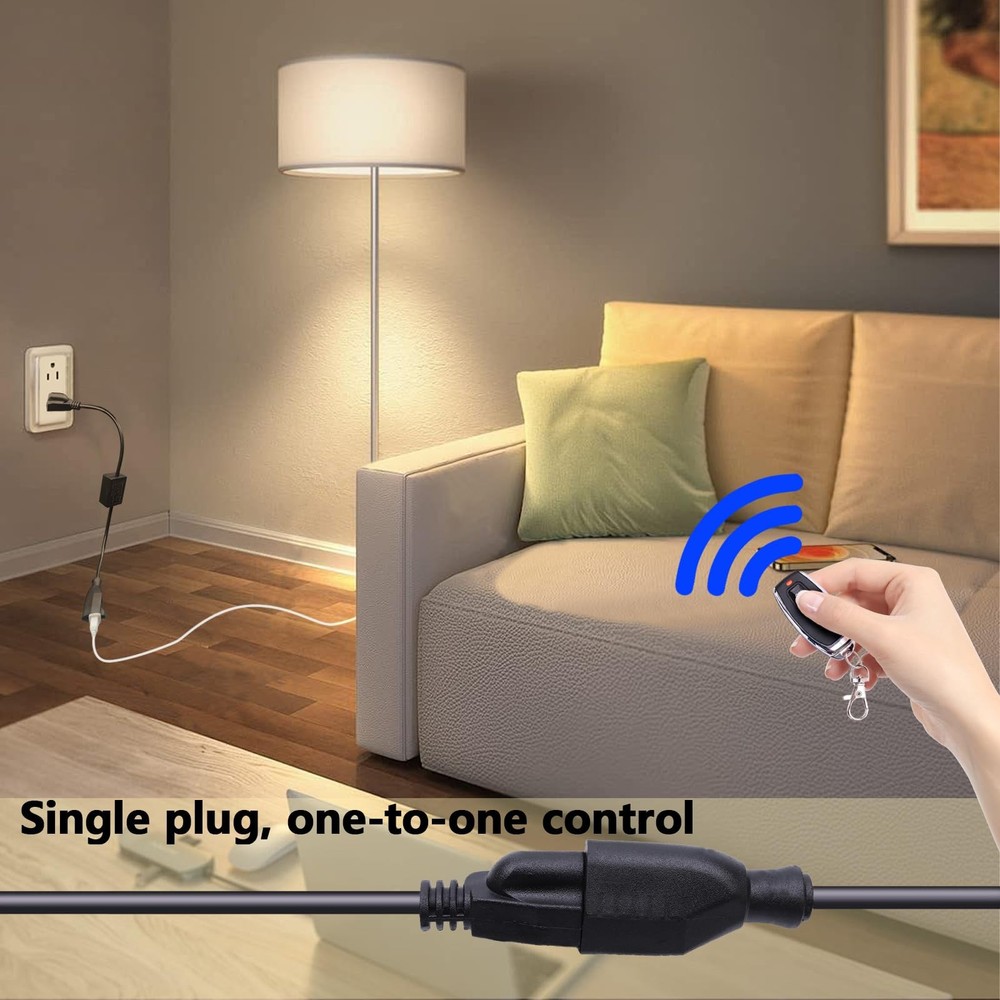 Extension Cord with Switch,Remote Control Extension Cable Waterproof Switch 1