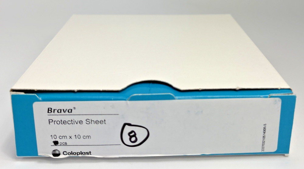 8 Coloplast 032105 Brava® Protective Sheets 4" x 4" Exp 2028