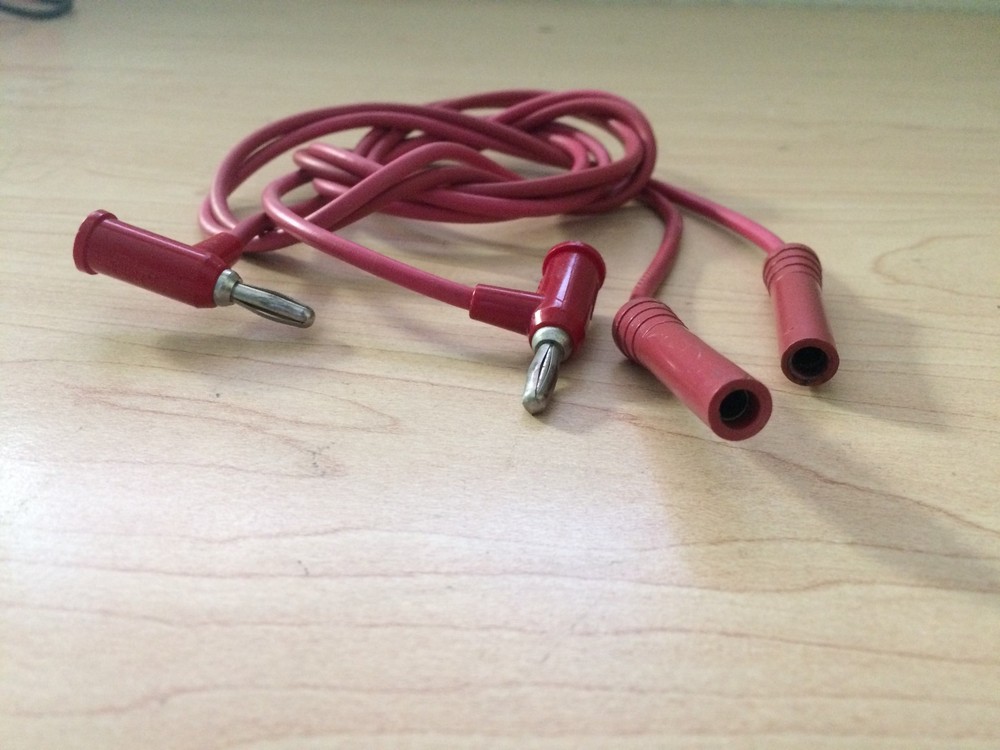 Two Electrophoresis Device Positive Cable