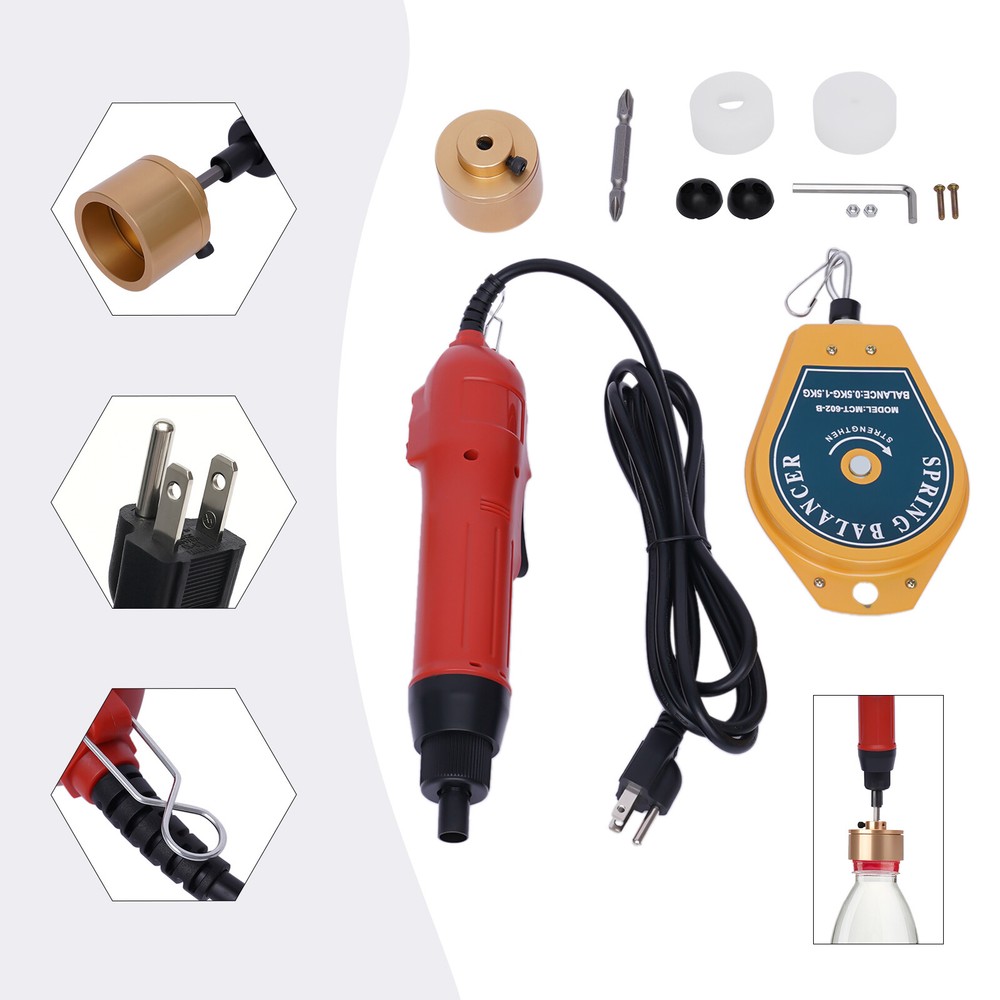 Handheld Electric Bottle Capping Machine Screw Bottle Capper Sealing Machine800W