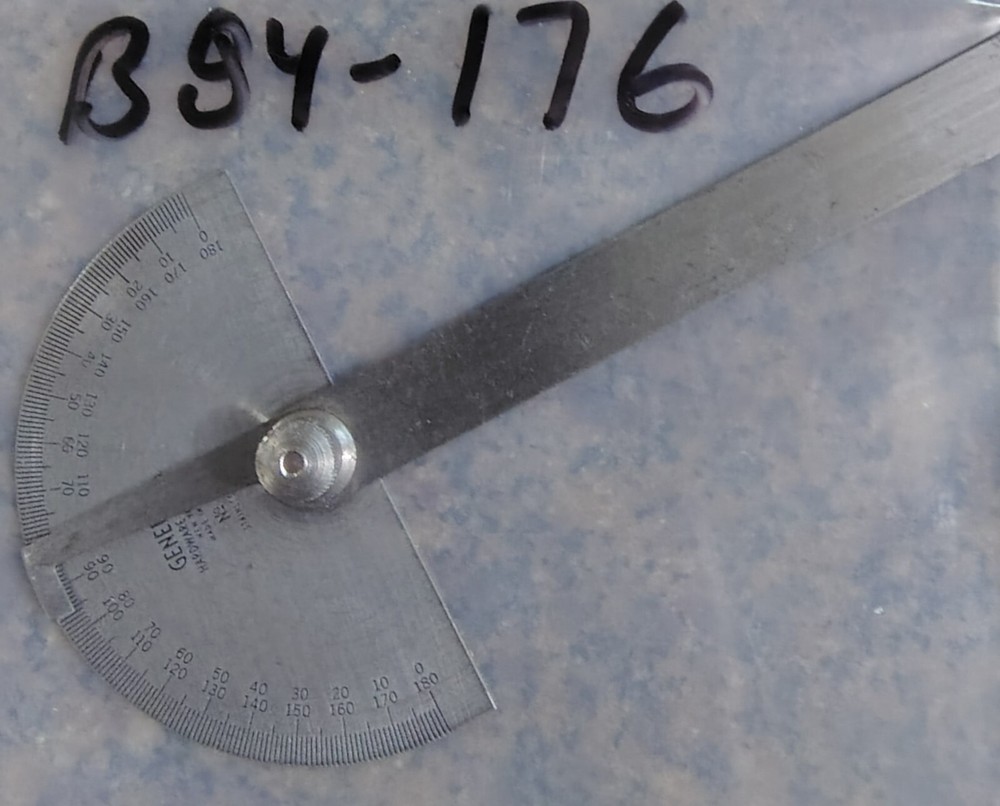 GENERAL NO 18 STAINLESS PROTRACTOR (B91-12)