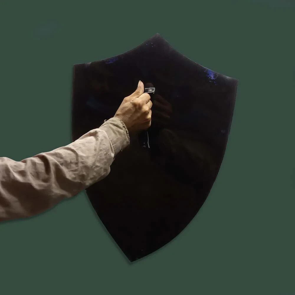 25'' Captain America's shield Marvel Studio Shield WW2