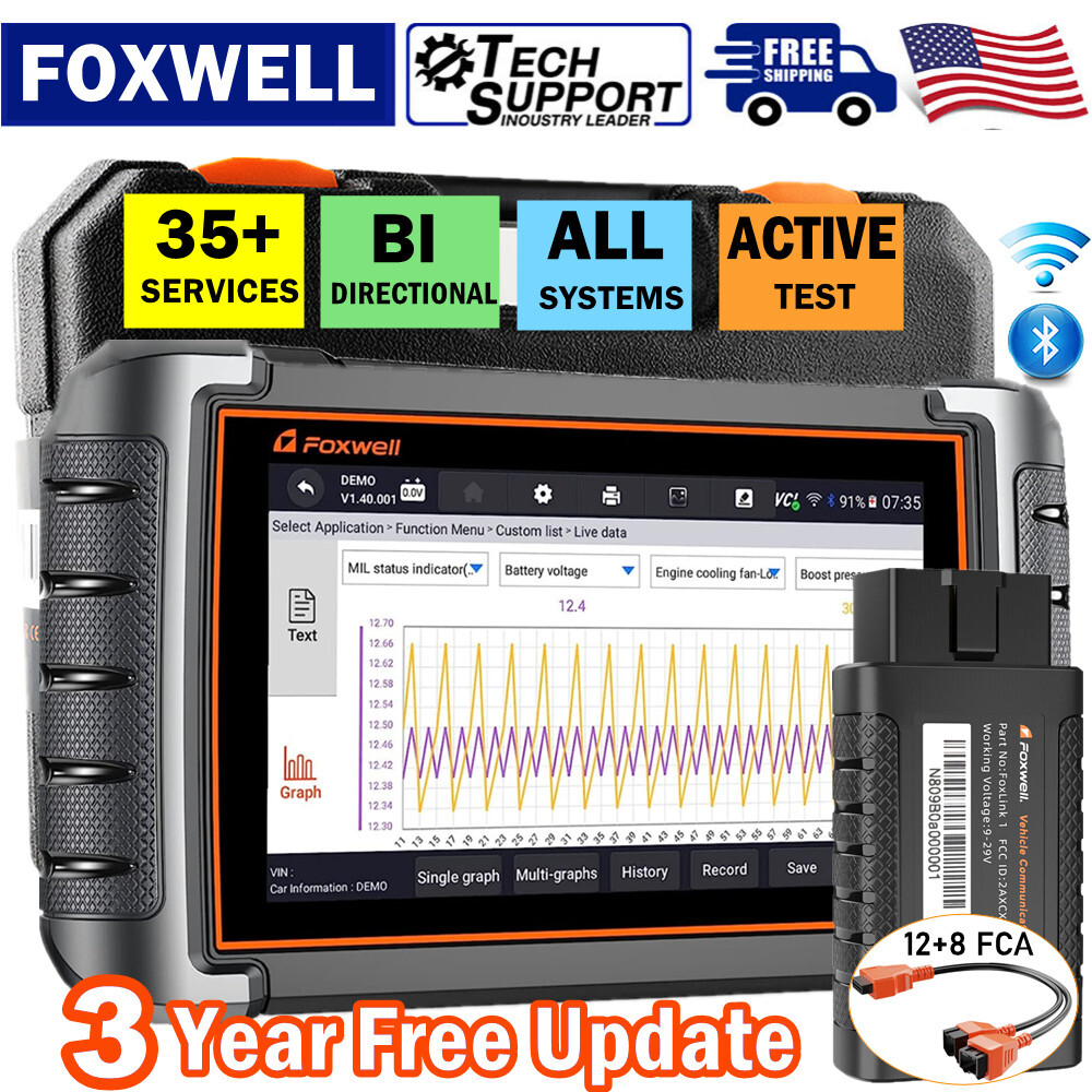 BIDIRECTIONAL OBD2 SCANNER BLUETOOTH CAR DIAGNOSTIC TOOL ACTIVE TEST FULL SYSTEM