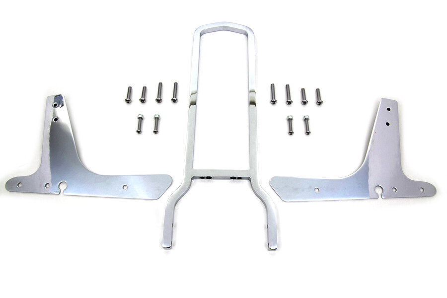 20 inch Solid Sissy Bar Kit fits Harley Davidson