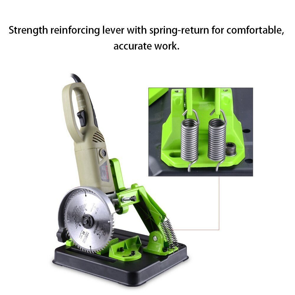 Angle Grinder Holder Support For Cutting Machine DIY Aluminum Bracket Iron Base
