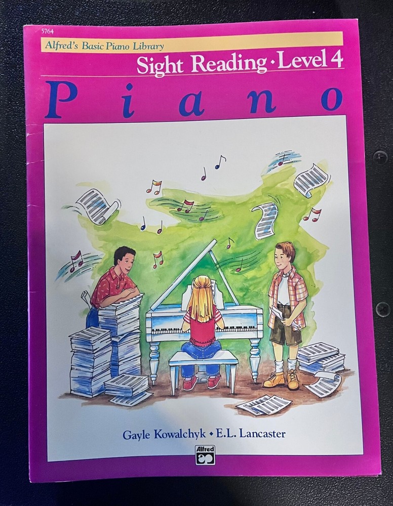 Alfred's Basic Piano Library Sight Reading Level 4