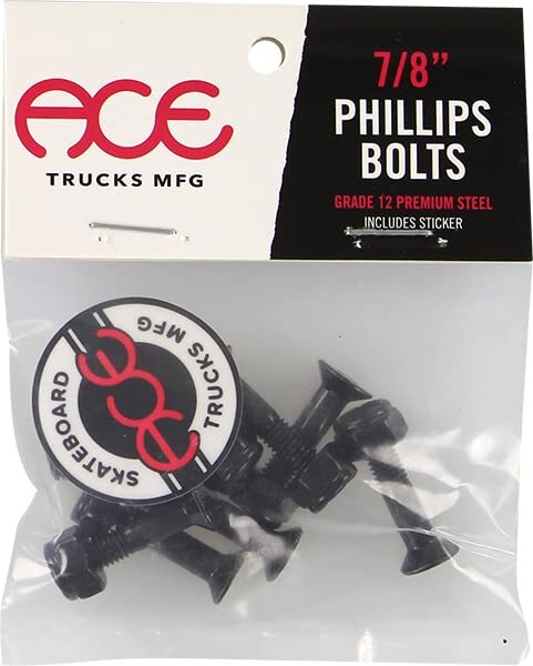 ACE 7/8" Phillips Hardware Set Black