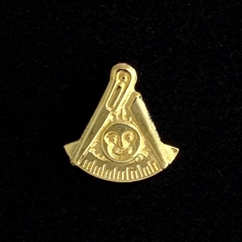 Masonic Past Master (No Square) Lapel Pin (PM-15)