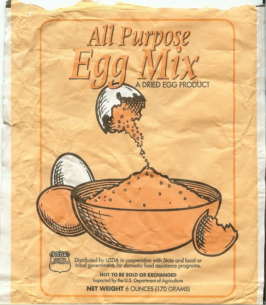 Powdered Eggs Dried Eggs Scrambled Baking Prepping Camping 6oz. Sonstegard MREs