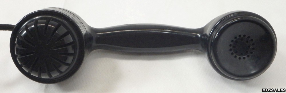 Vintage Black Handset Internal Telephone Components
