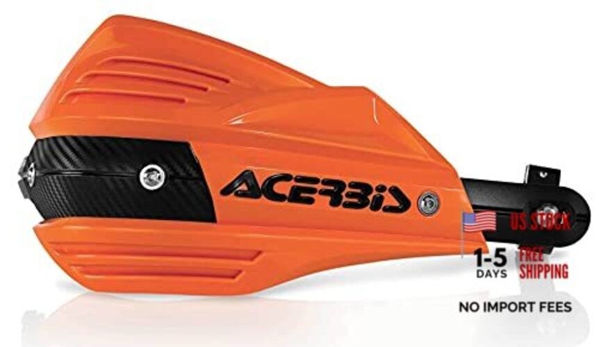2374191008 Handguards -- Orange/Black