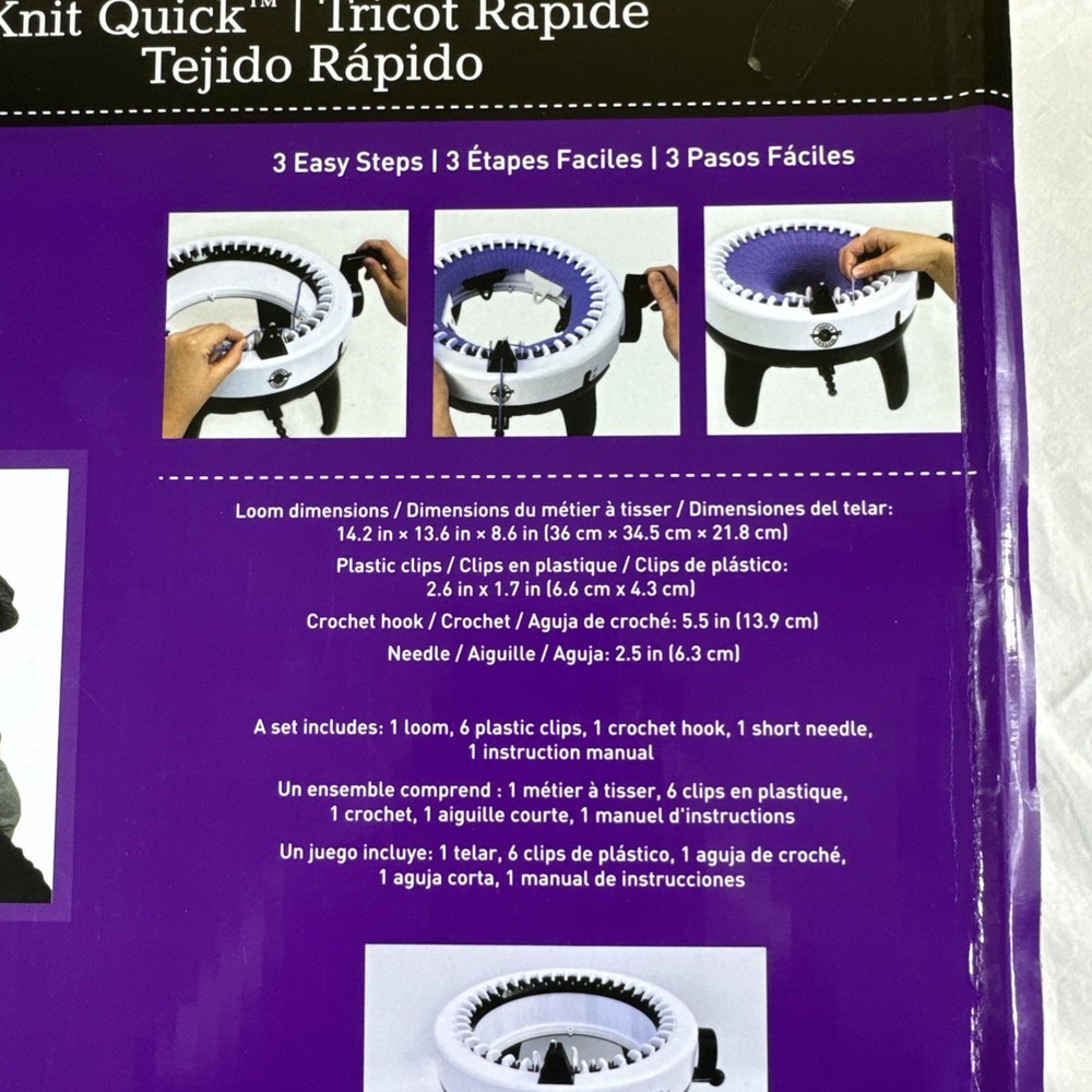 Loop & Threads Knit Quick knitting Machine- Brand new
