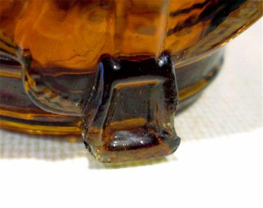 Amber Saddle Toothpick Holder