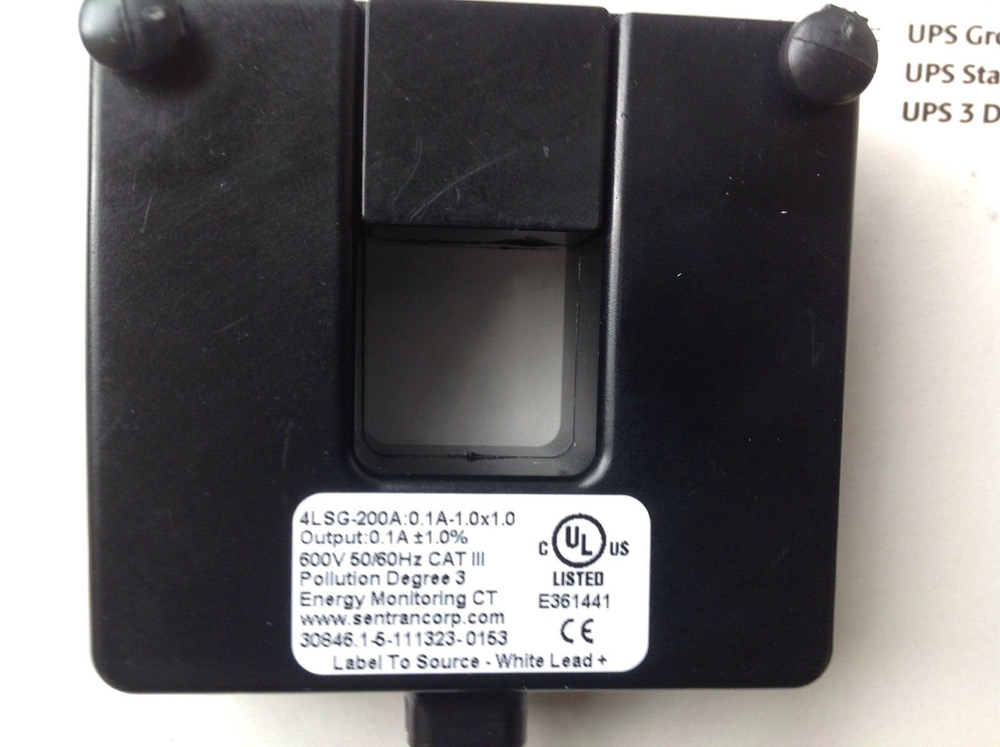 Sentran 4LSG-200A:0.1A-1.0x1.0 Split Core Miniature Current Transformers
