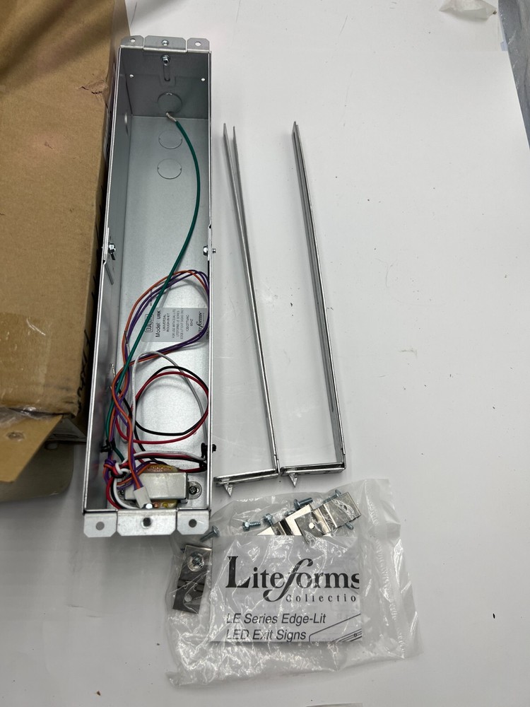 Hubbell Dual Lite Liteforms Universal Recess Rough-In Assembly URK Silver