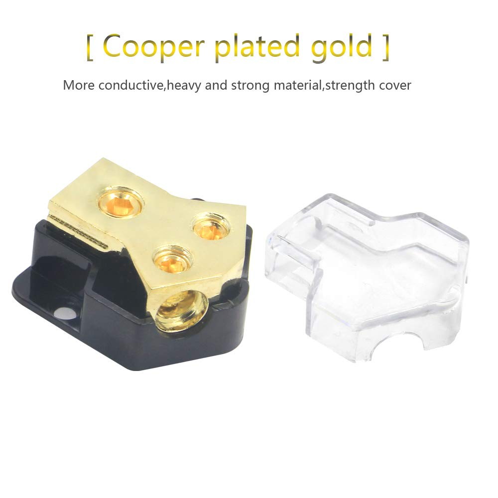 Car Audio Power Distribution Block for Stereo Amp