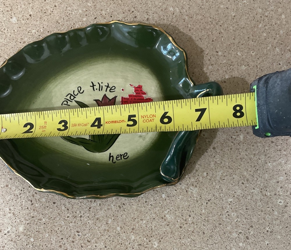 Blue Sky Tea Lite Porcelain Base Leaf