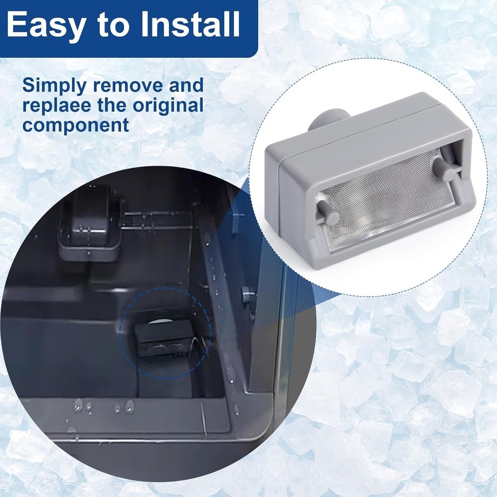 High-Durability 2-Piece Filter Set for GE Profile Opal Ice Maker - Easy Install