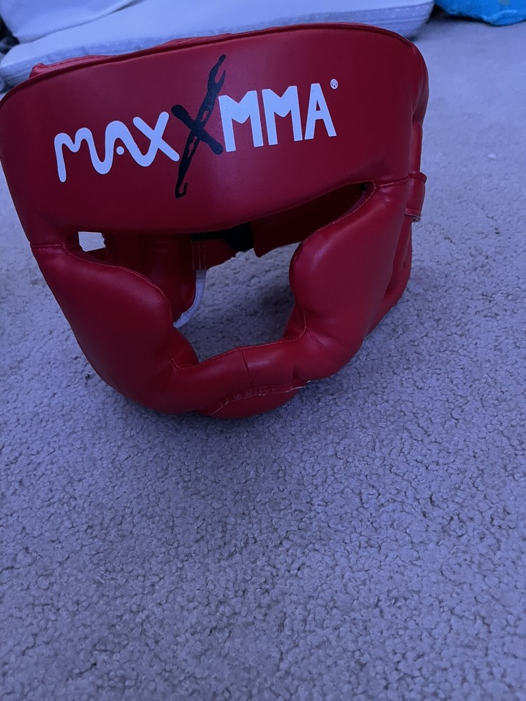 MaxxMMA Full Coverage Headgear - Blue or Red (L/XL)