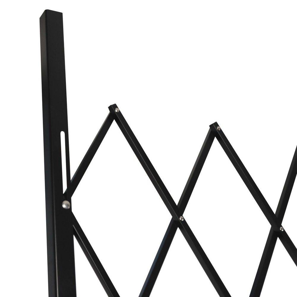 360° Rolling Barricade Gate Folding Security Gate Expanding Security Door 2.2*2m