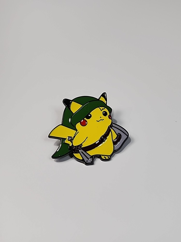 Pikachu As Link From Zelda Lapel Pin