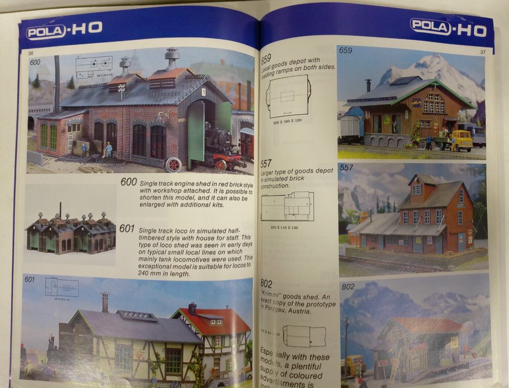POLA 1983 Model Construction Kits HO-N Catalog