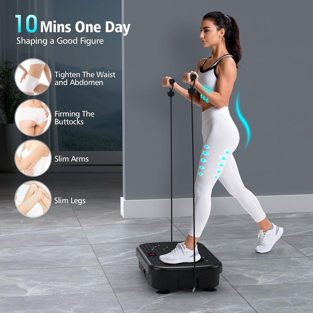 Vibration Plate Machine for Weight Loss 330lbs Capacity