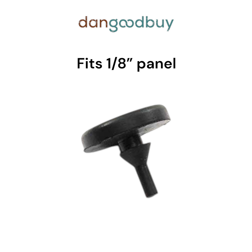 Rubber Pull-Through Bumper 7/8" Diameter for 1/8" Hole & 1/8" Panel - dangoodbuy