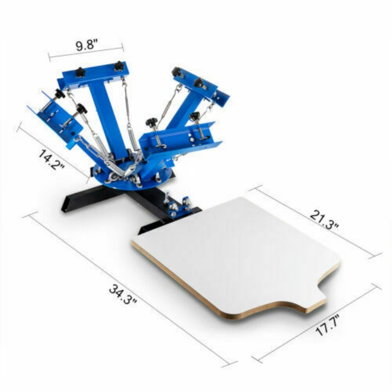 Multi-colour Screen Printing Machine 4-colour 1-position Screen Printing Machine
