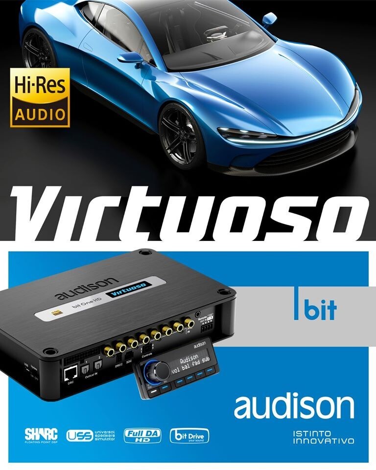 Audison bit One HD Virtuoso DSP 13ch 32bit High-End Car Audio Processor
