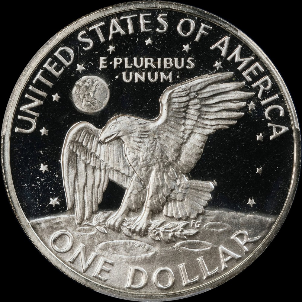 1971-S Proof Ike Silver Dollar $1 PCGS PR70DCAM