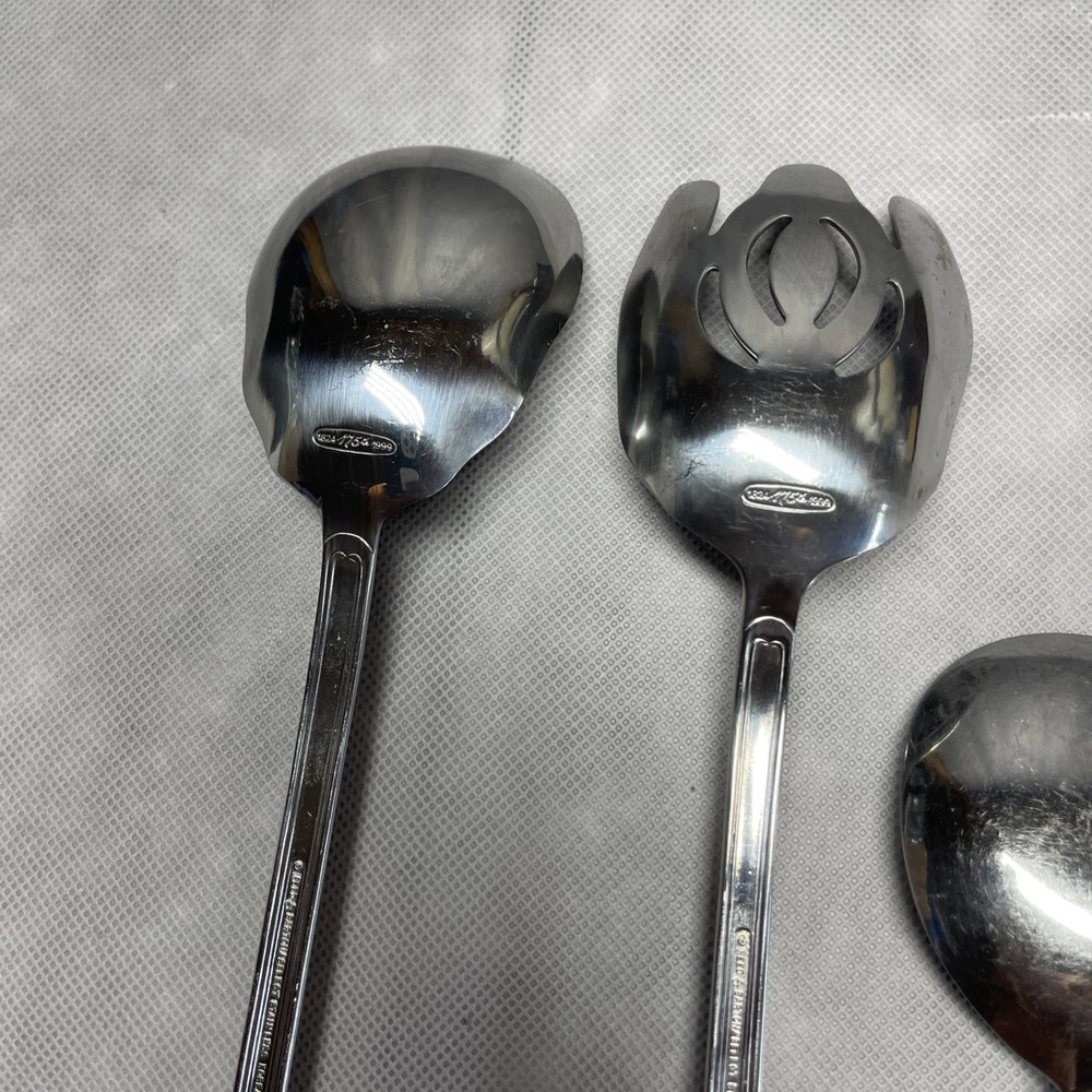 Reed & Barton KINGS 5 Pc 1824-1999 175th Select Stainless Serving Flatware Set