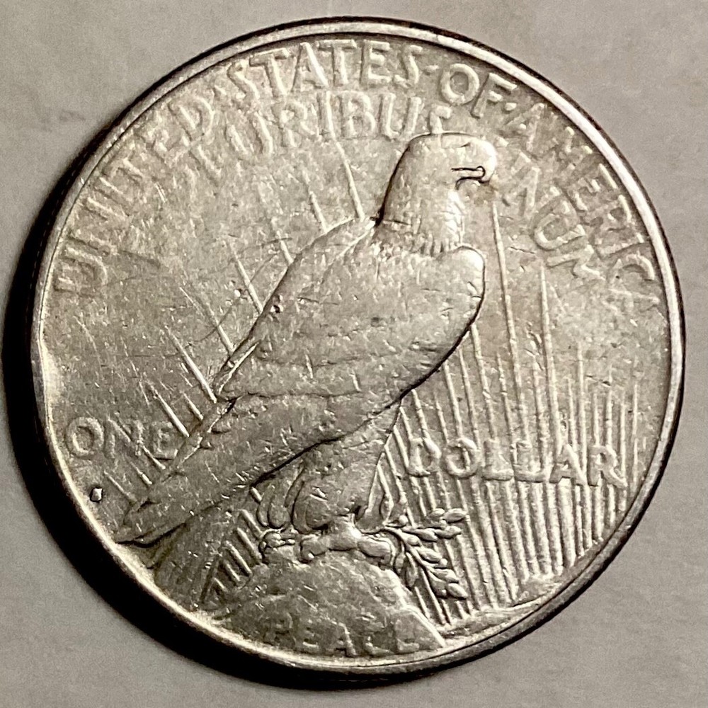 1934 S Peace Silver Dollar cd