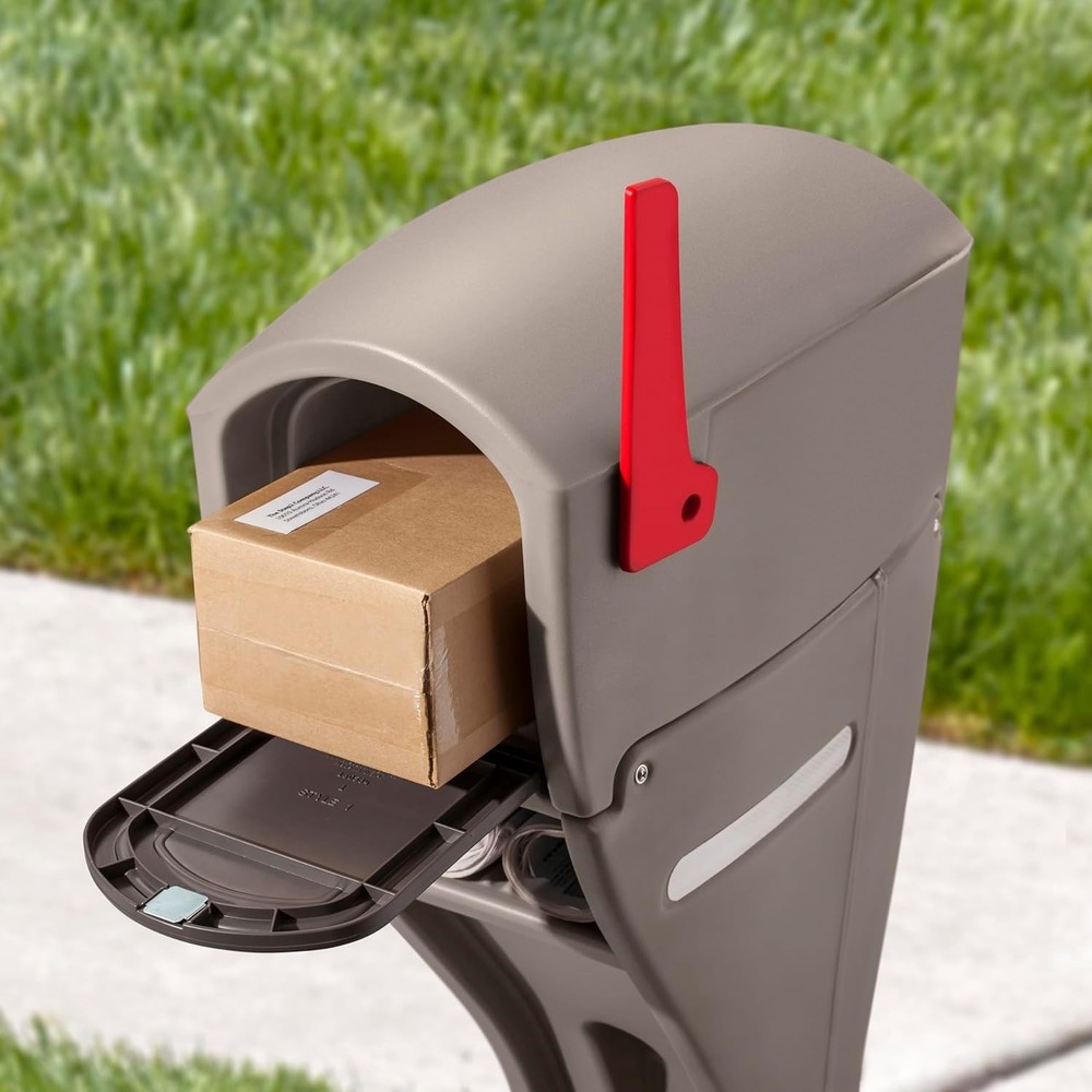 New Mailmaster Streamline Mailbox & Post Mocha Outdoor